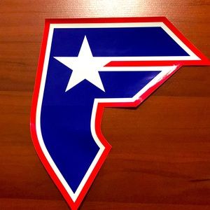 Famous Stars and Straps Jumbo Sticker size 14”appx